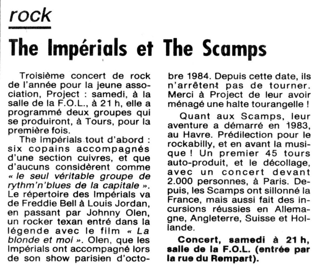 1987.05.21-NRCO.5ADPREa-1024x866 The Imperials, Scamps (23/05/87)