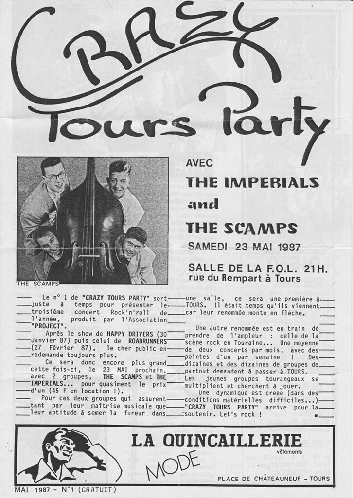 1987.05.23-Crazy-Tours-JeffPRO01-726x1024 The Imperials, Scamps (23/05/87)