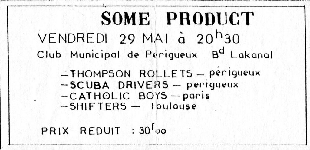 1987.05.29-Flyer01-Rock-Around-The-Clautre-1024x496 Dr Jekyll et Mr Hyde, Thompson Rollets, Scuba Drivers, Catholic Boys, Shifters (29/05/87)