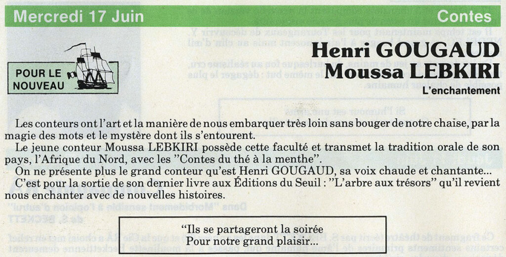 1987.05-Prog-Bateau-Ivre-BeGood10b-1024x520 Henri Gougaud & Moussa Lebkiri (17/06/87)