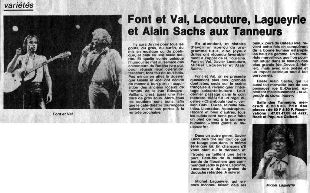 1987.06.01-NRCO.2ADPREa-1024x637 "Soirée de l'humour" ( 03/06/87)