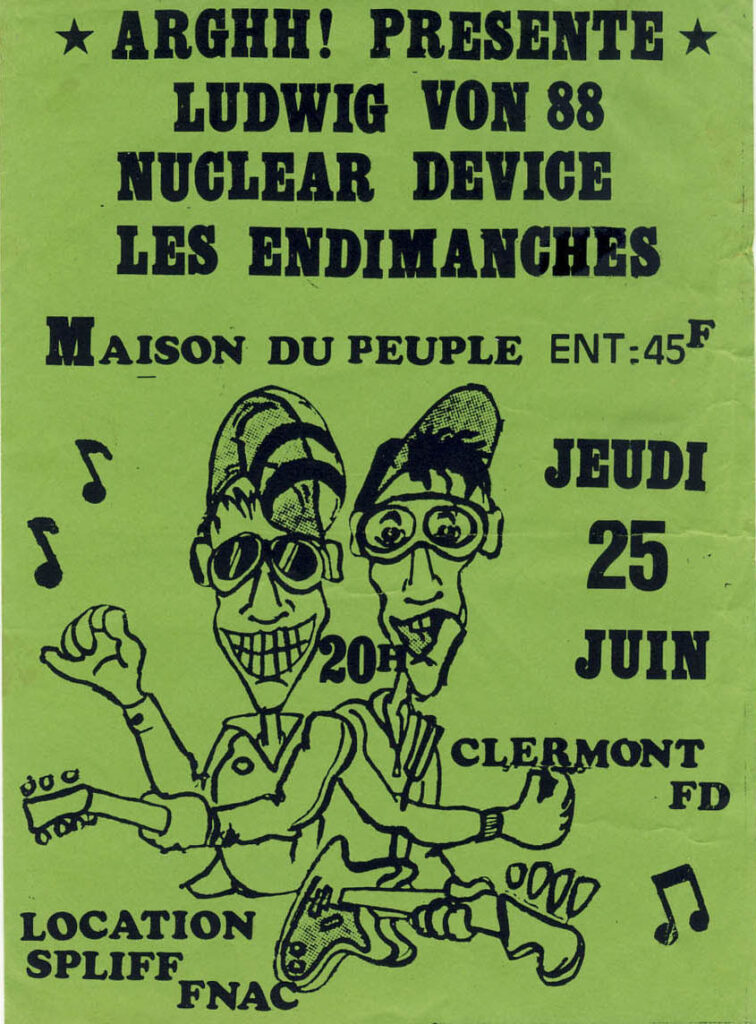 1987.06.25-Ludwig-von-88-Laurent-ManetFL02-756x1024 Ludwig Von 88, Nuclear Device, les Endimanches (25/06/87)