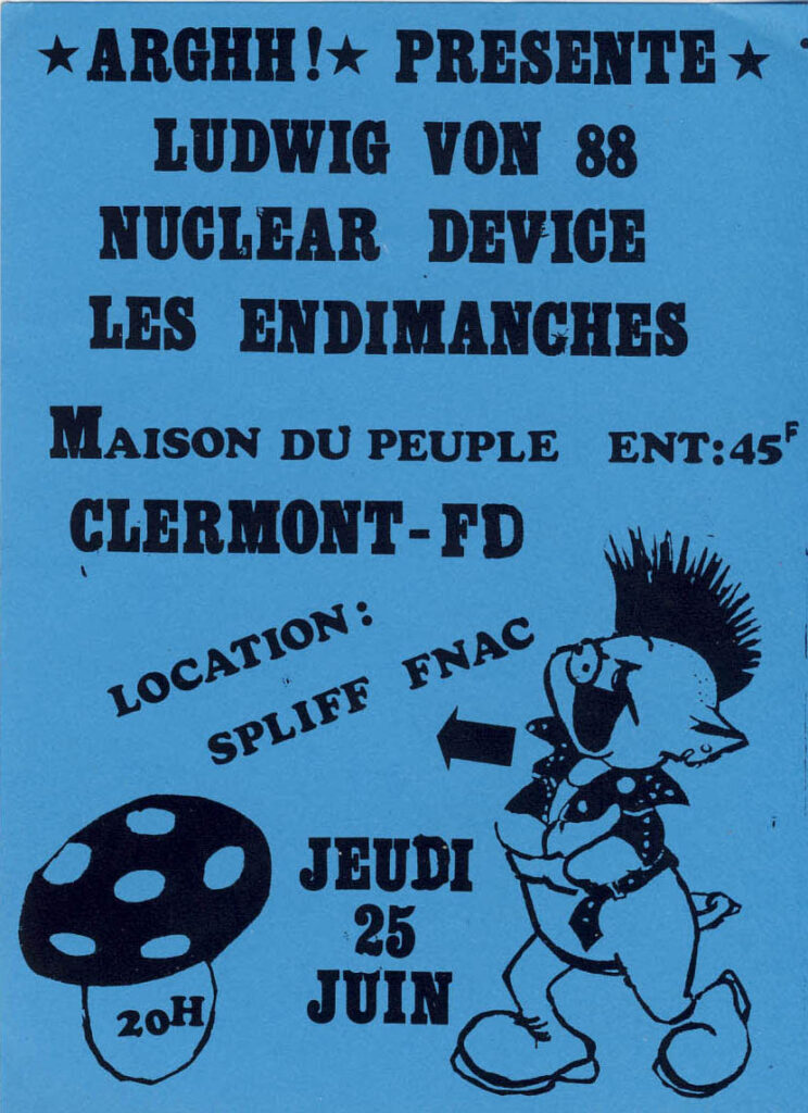 1987.06.25-Ludwig-von-88-Laurent-ManetFL03-744x1024 Ludwig Von 88, Nuclear Device, les Endimanches (25/06/87)