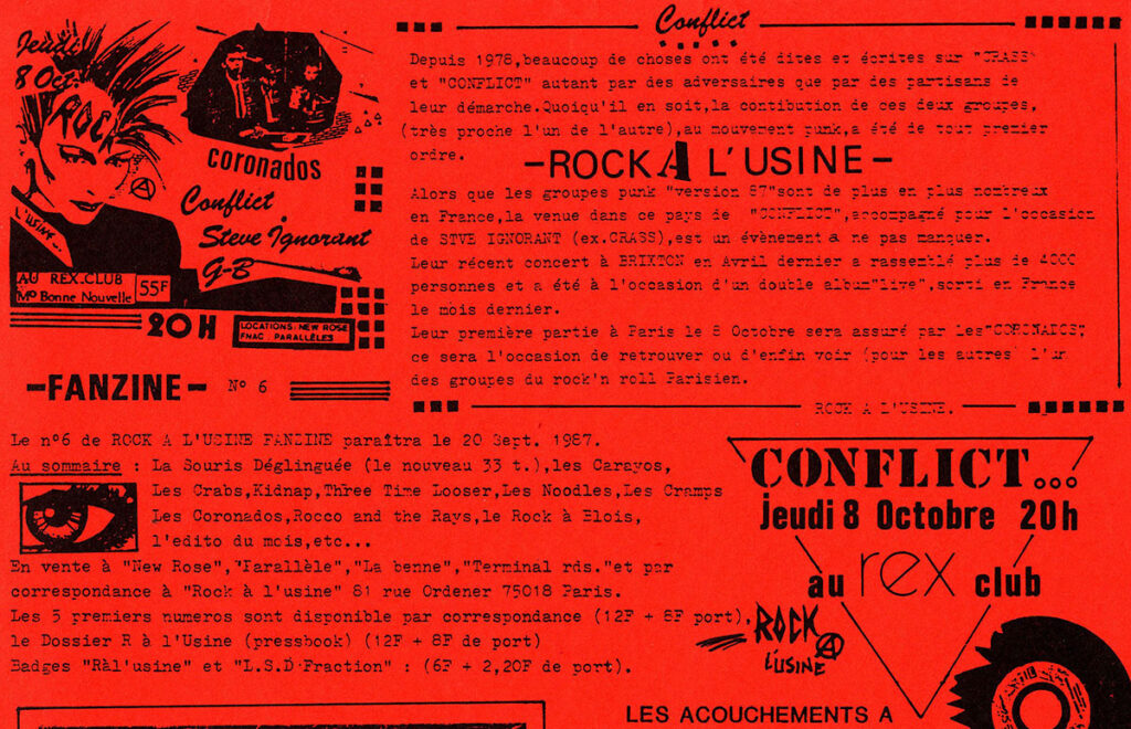 1987.10-Sortie-de-Garage-Fred-MoulinPRE07a-1024x660 Les Coronados, Conflict / Steve Ignorant (08/10/87)