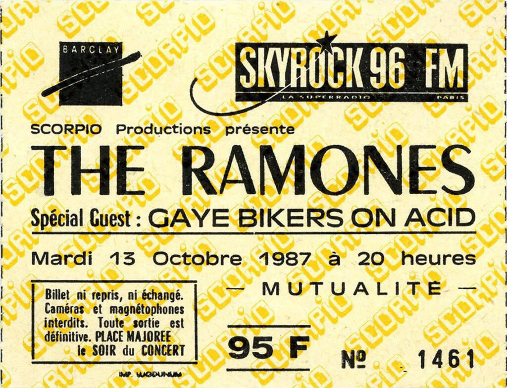 1987.10.13--1024x783 Gaye Bikers on Acid, Ramones (13/10/87)
