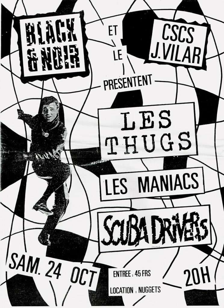 1987.10.24-Flyer01-Max-Well-744x1024 Kid Pharaon, Scuba Drivers, Maniacs, Thugs (24/10/87)