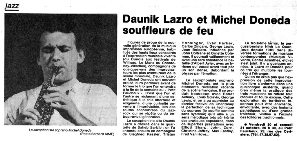 1987.10.27-NRCO.2ADPREd-1024x489 Daunik Lazro Trio (30 et 31/10/87)