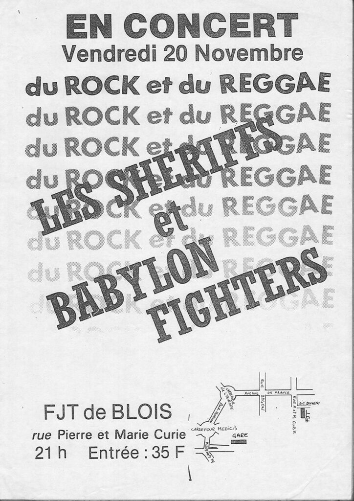 1987.11.20-Affiche01-A3-photocopiee-724x1024 Babylon Fighters, Shériff (20/11/87)