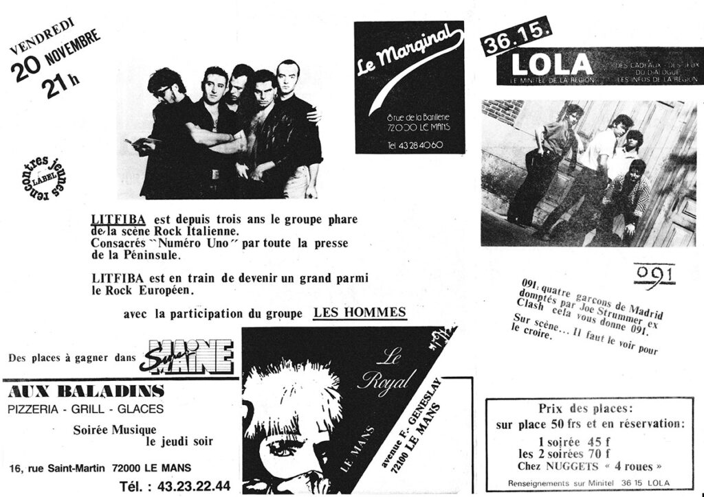 1987.11.20-FLr-1024x724 "Lola rock" Les Hommes, Litfiba (20/11/87)
