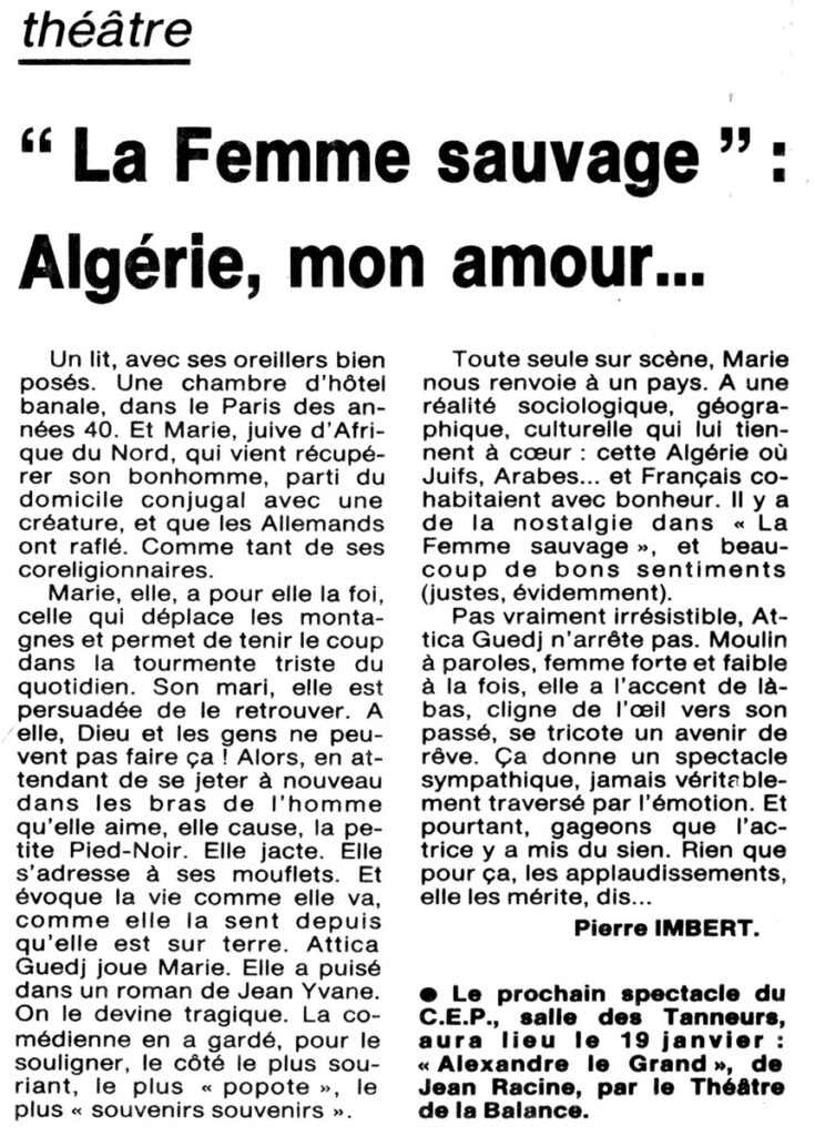 1987.12.17-NRCO.3ADPREa-735x1024 "La femme sauvage" (15/12/87)