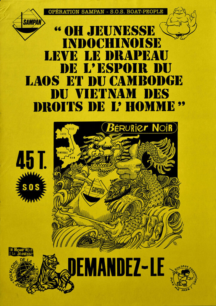 1988-Berurier-Noir-Affiche01-45-637-imprimee-Philippe-Ricard-Copie-724x1024 Bérurier Noir "Viet-nam, Laos, Cambodge nhan quyen"