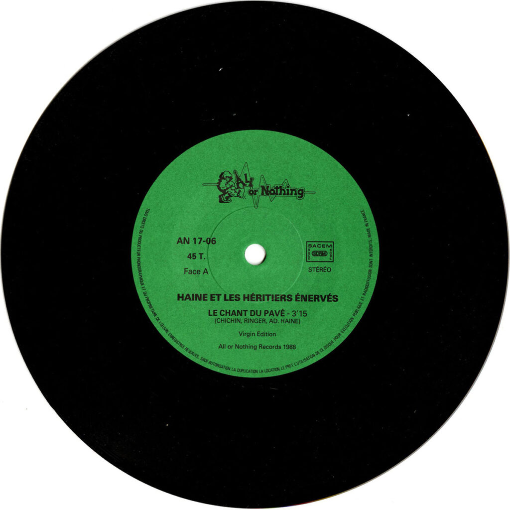 1988-Haine-Et-Les-Heritiers-Enerves-EP-EuthanasieDI03-1024x1024 Haine et les Héritiers Enervés "Le chant du pavé"
