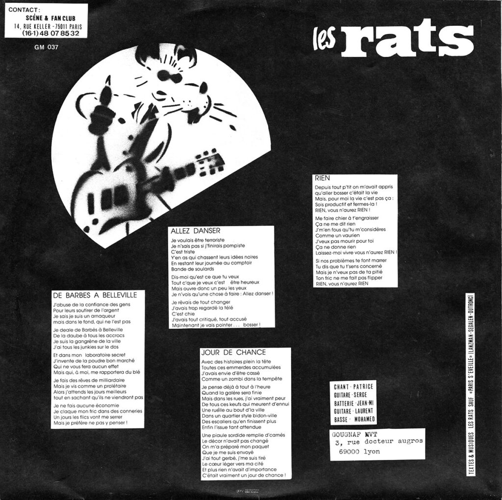 1988-Rats-C-est-PsykoutDI310-1024x1021 Les Rats "C'est bien parti pour ne pas s'arranger"