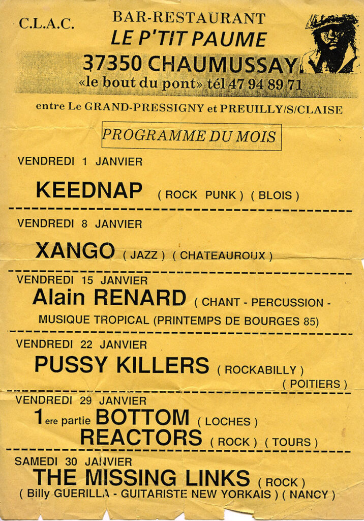 1988.01.01-Affiche01-A4-photocopiee-Ptit-Paume-716x1024 Missing Links (30/01/88)