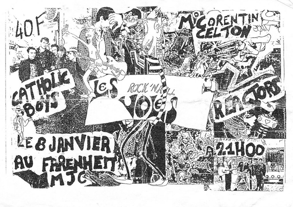 1988.01.08-Flyer01-Milouf-1024x722 Les Voles (annulé ?), Catholic Boys, Reactors (08/01/88)