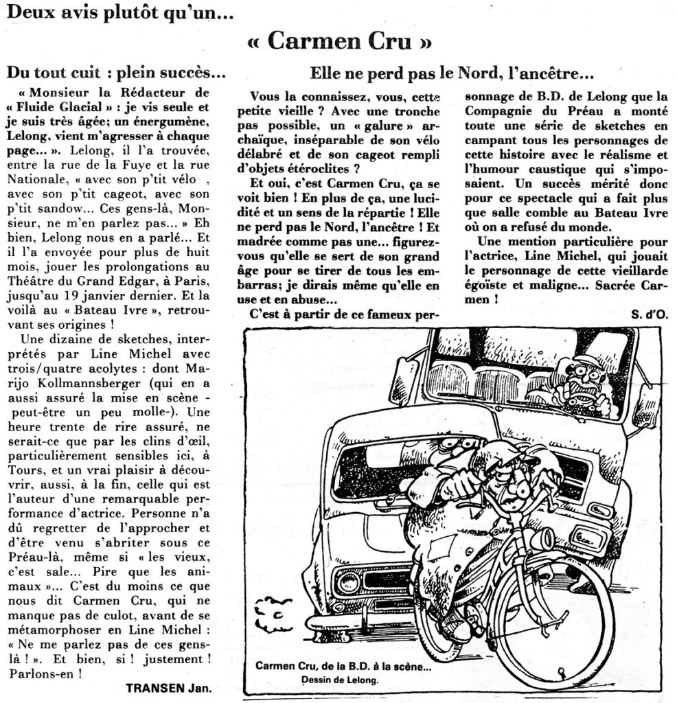 1988.02.05-Presse-NR01-51-Z-4-4-986x1024 Compagnie du Préau "Carmen Cru" (05 et 06/02/88)