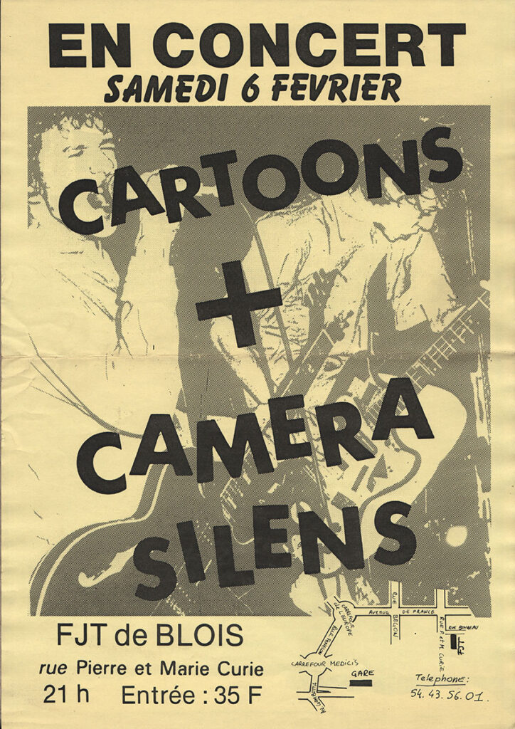 1988.02.06-Affiche01-A3-photocopiee-Michel-Rose-724x1024 Cartoons, Camera Silens (06/02/88)