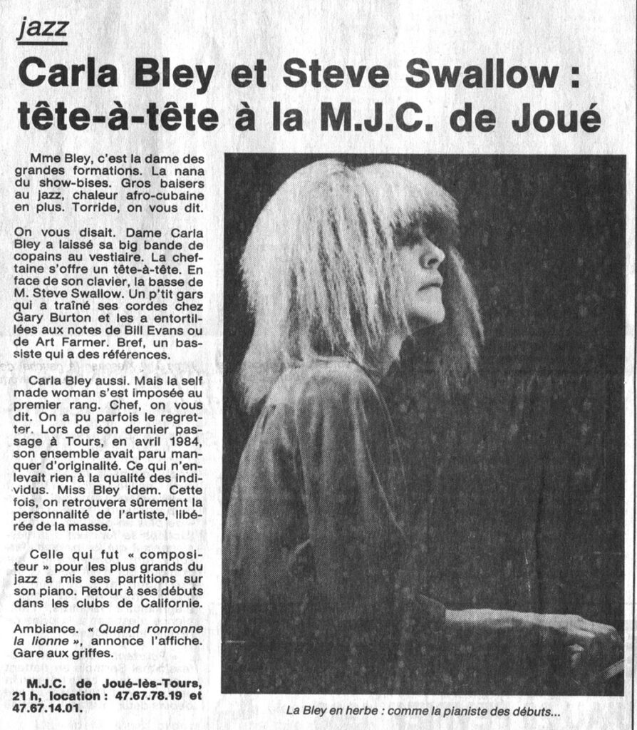 1988.02.12-NRCO.6ADPREb-894x1024 Carla Bley, Steve Swallow (16/02/88)