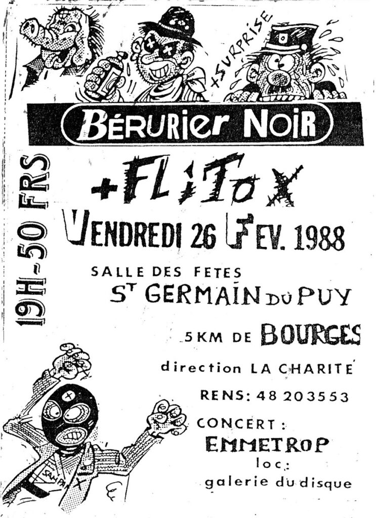 1988.02.26-Flyer02-Milouf-743x1024 Bérurier noir, Flitox, les Accords de Léon (26/02/88)