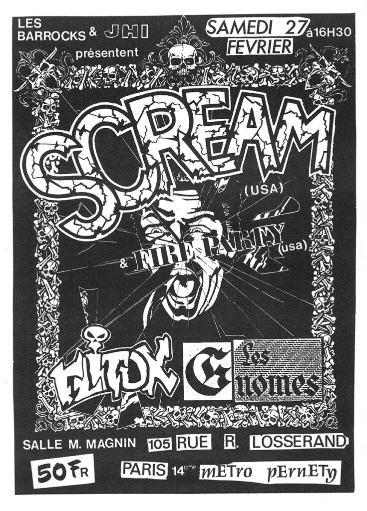 1988.02.27-Scream-Flyer01-Milouf-2-735x1024 Scream, Fire Party, Flitox, les Gnomes, Ghetto Activité (27/02/88)