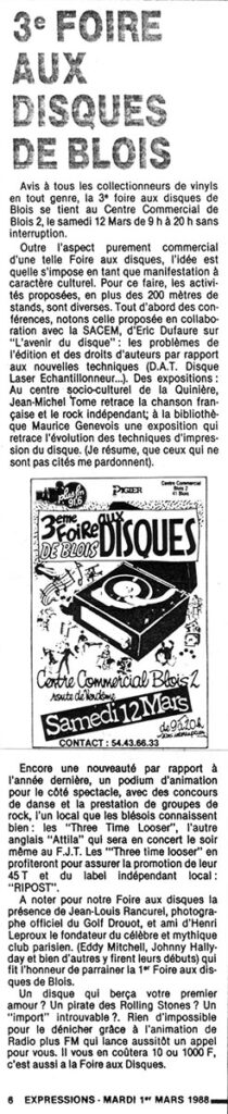 1988.03.01-Expressions-RipostPRE-210x1024 Emergency, Attila the Stockbroker, Neurotics (12/03/88)
