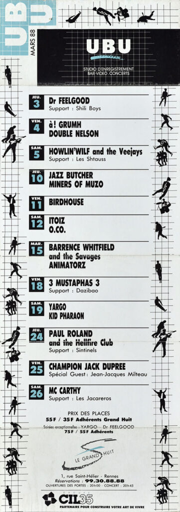 1988.03.03-Ubu-Affiche01r-imprimee-Dominique-B-361x1024 Kid Pharaon, Yargo (19/03/88)
