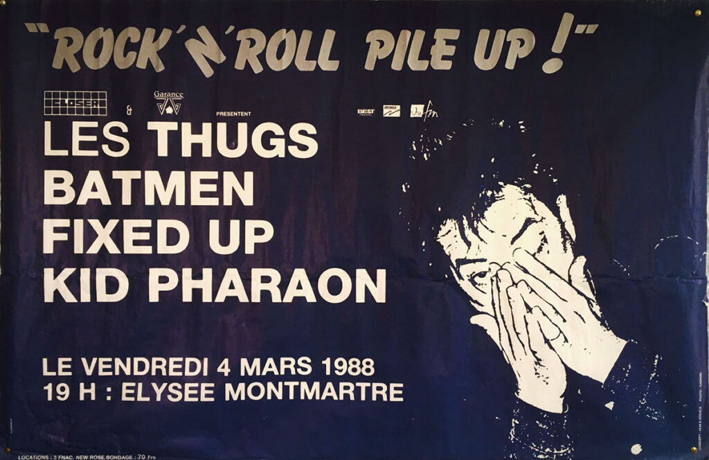 1988.03.04-Affiche-Patrick-Muin-1024x664 "Rock'n'roll pile up !" (04/03/88)