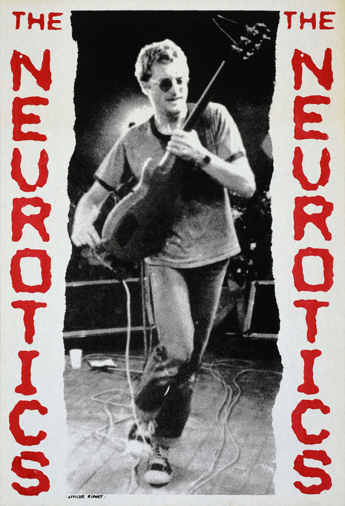 1988.03.12-Affiche01-41-60-serigraphiee-Copie-700x1024 Emergency, Attila the Stockbroker, Neurotics (12/03/88)