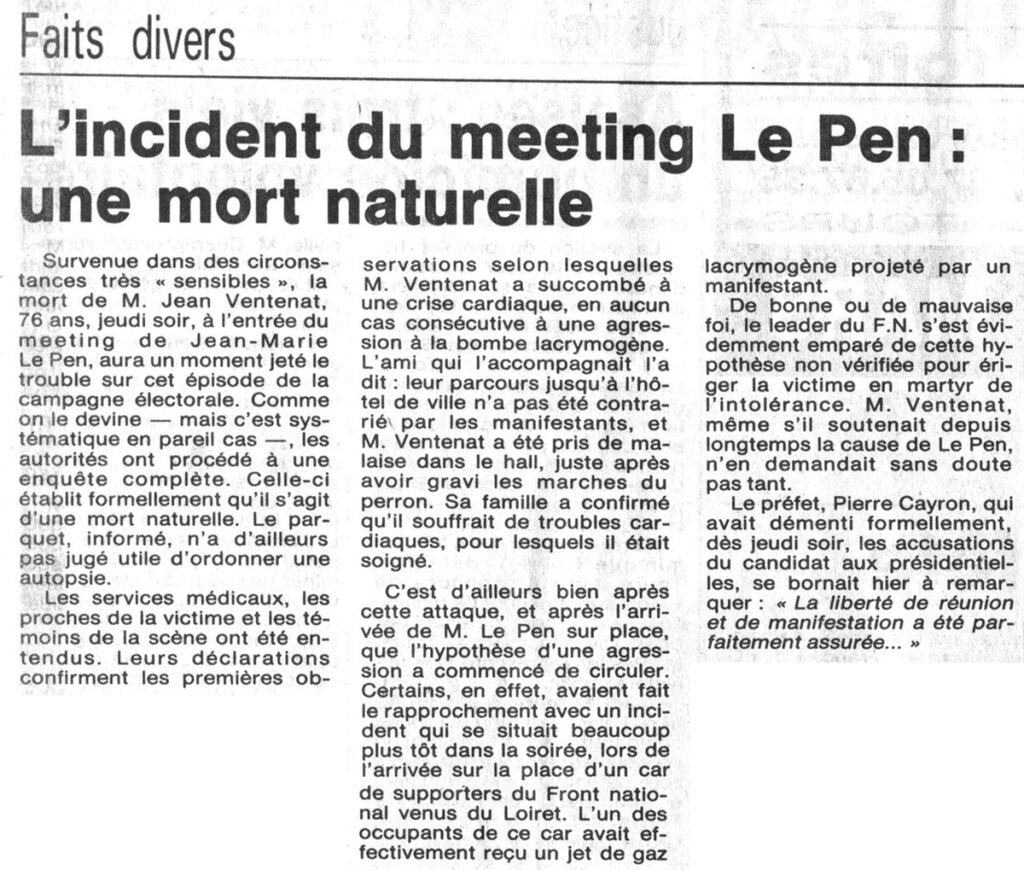 1988.03.12-NRCO.4ADPRE-1024x870 Manifestation contre la venue de Jean-Marie Le Pen à Tours (10/03/88)