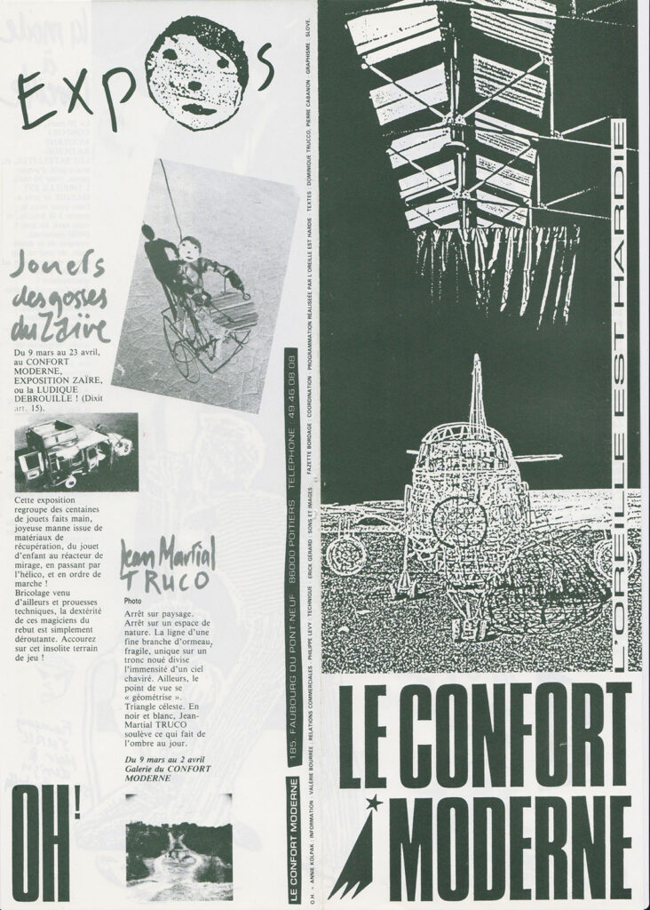 1988.03.19-Doc02.01-Oreille-est-Hardie-732x1024 "Inauguration" Kni Crik, Peter Hollinger, 3 Mustaphas 3 (19/03/88)