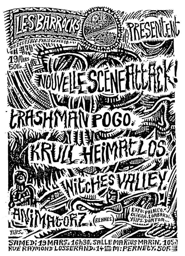1988.03.19-Heimat-Los-Heimat-LosFL-742x1024 Heimat Los, Trashmen Pogo, Animator Z, Krull, Witches Valley (19/03/88)
