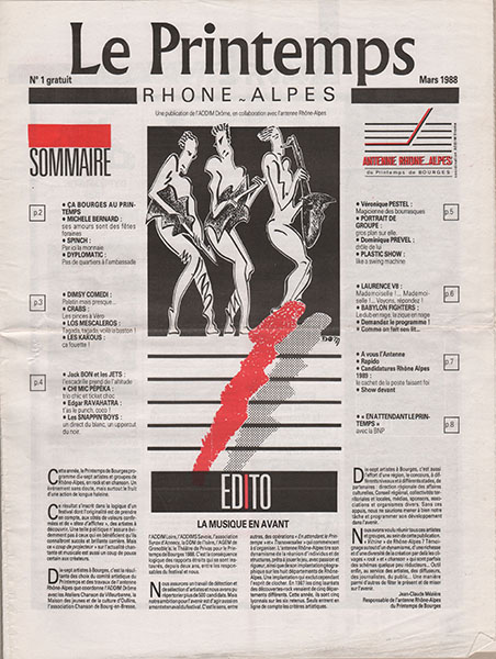 04.01.1989-Livret02.01LVC "Printemps de Bourges" (01 au 10/04/88)