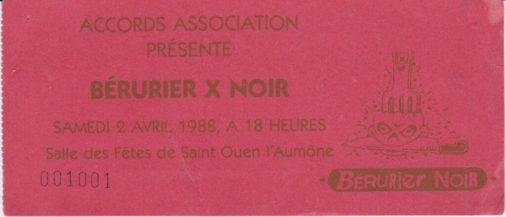 1988.04.02-Ticket01-LTDC-1024x439 C Kel, Dirty District, Bérurier Noir (02/04/88)