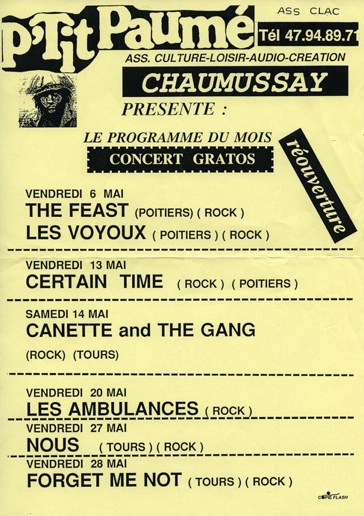 1988.05.06-Affiche-A4-photocopiee-Ptit-Paume-723x1024 Forguette Mi Note (28/05/88)