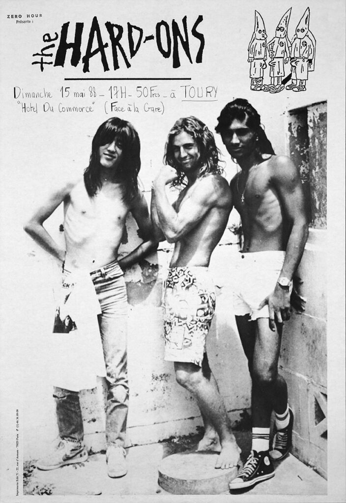 1988.05.15-Affiche01-44-64-imprimee-Michel-Rose-Copie-704x1024 The Hard-Ons, les Soucoupes Violentes (15/05/88)