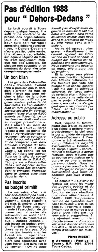1988.04.02-NRCO.3ADPRE-399x1024 "Pendant l'interruption le spectacle continue" (10 au 21/06/88)