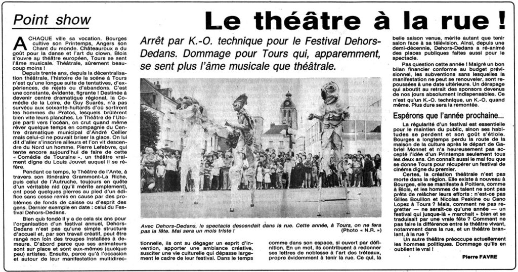 1988.04.08-NRCO.GADPREa-1024x538 "Pendant l'interruption le spectacle continue" (10 au 21/06/88)