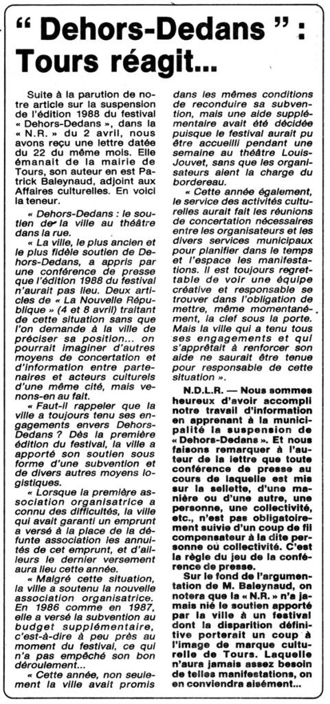 1988.04.27-NRCO.7ADPRE-480x1024 "Pendant l'interruption le spectacle continue" (10 au 21/06/88)