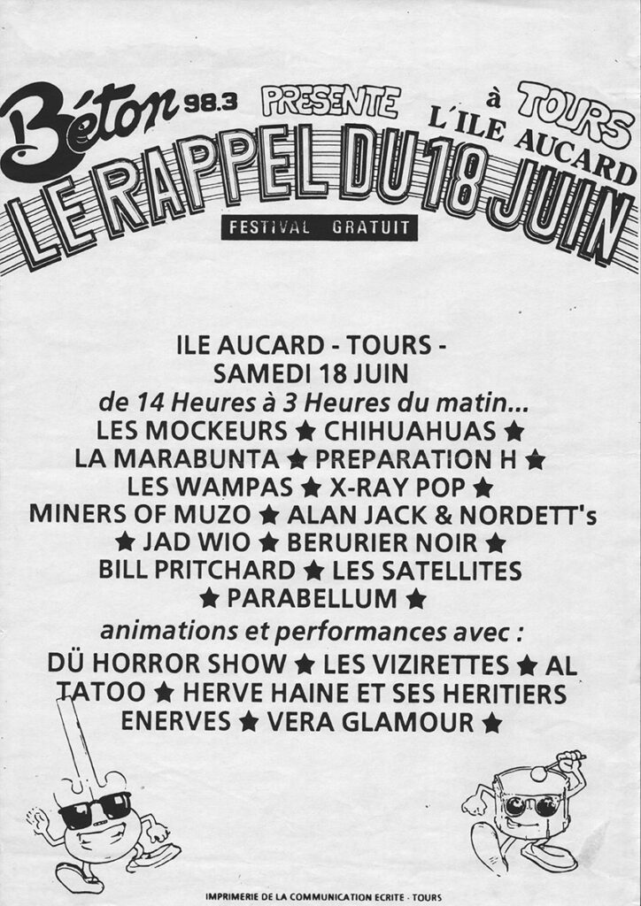 1988.06.18-Affiche01-A3-photocopiee-Radio-Beton-724x1024 "Le rappel du 18 juin" (18/06/88)