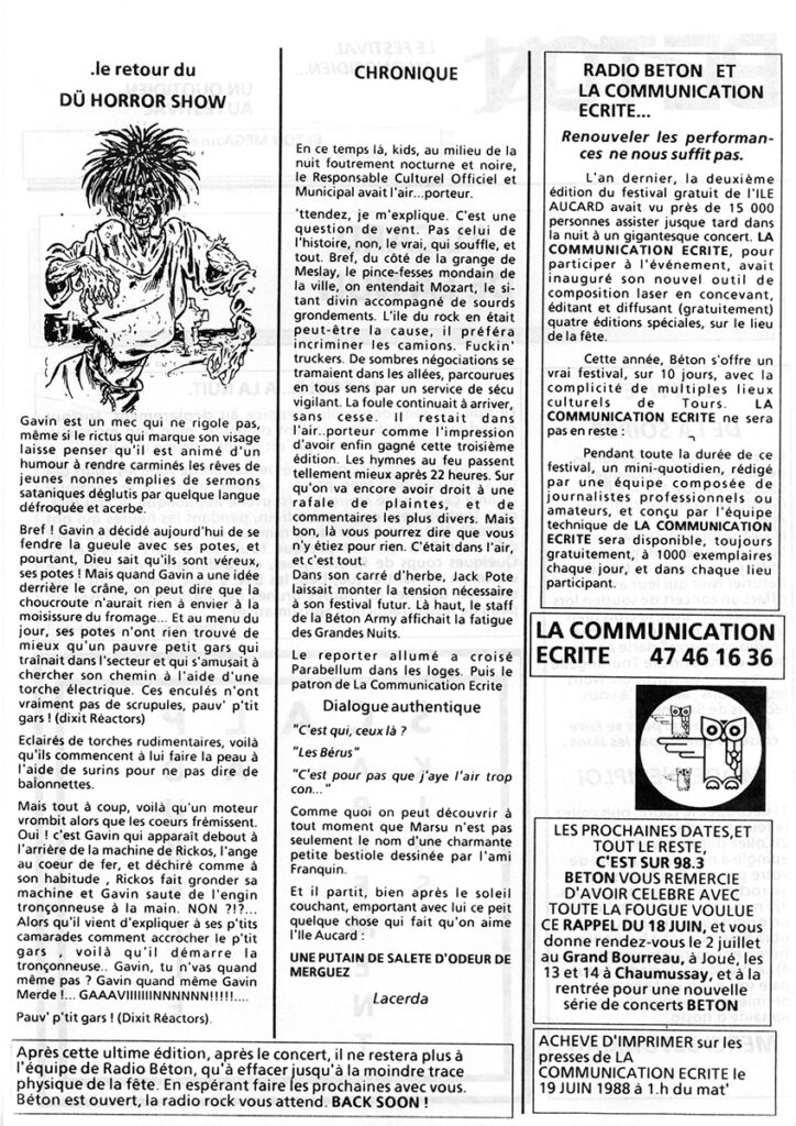 1988.06.18-Beton-megazine-18-Petit-DanielDOv-724x1024 "Le rappel du 18 juin" (18/06/88)