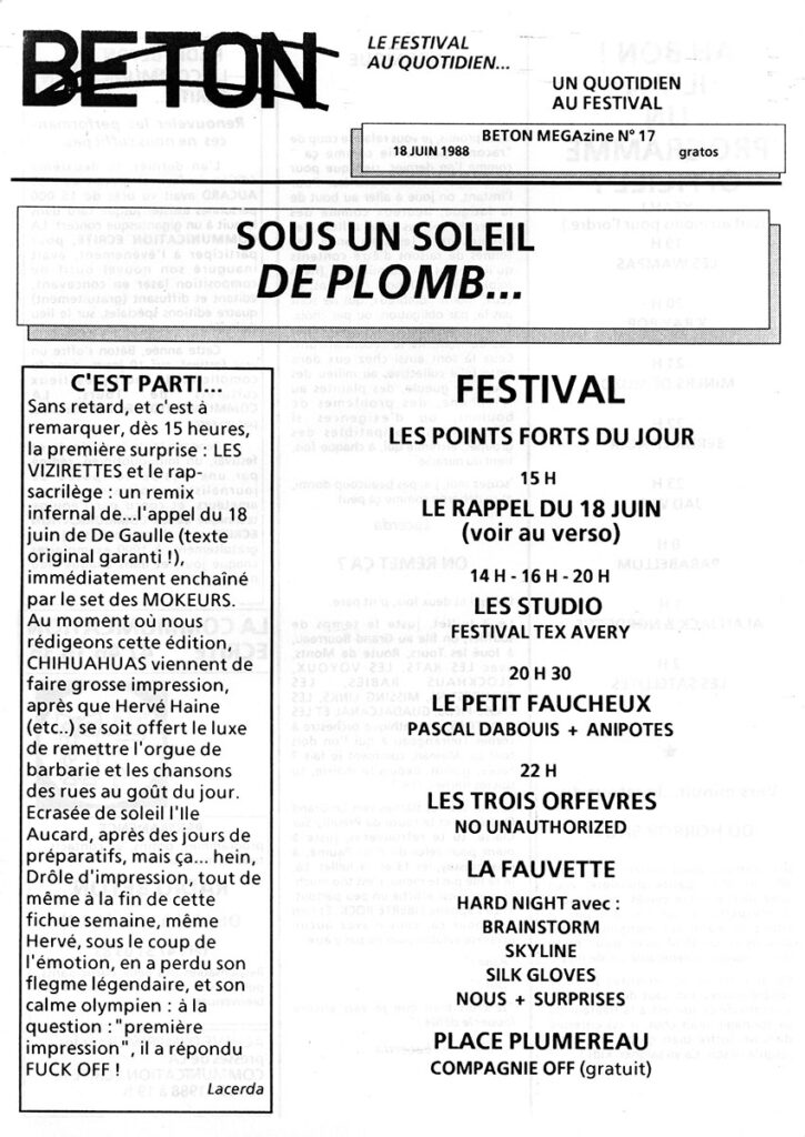 1988.06.18-Beton-megazine-Petit-DanielDOr-725x1024 "Le rappel du 18 juin" (18/06/88)