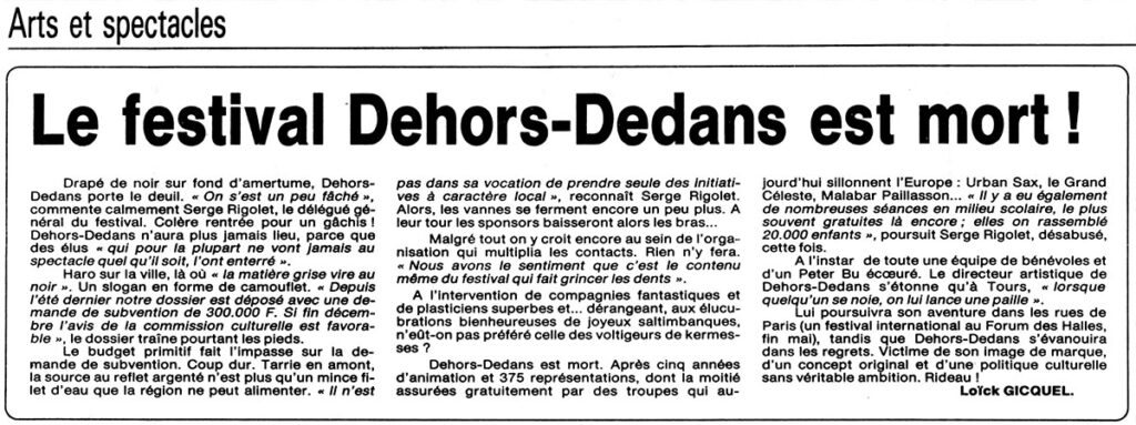 1989.03.06-NRCO.5ADPREa-1024x383 "Pendant l'interruption le spectacle continue" (10 au 21/06/88)
