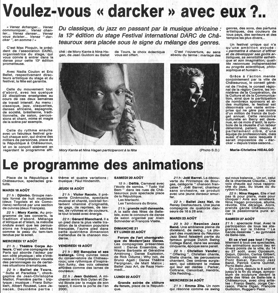 1988.08.12-NRCO.IADPREa-972x1024 "XIIe Stage international de danse de Châteauroux" Victor Racoin, Gérard Blanchard (18/08/88)