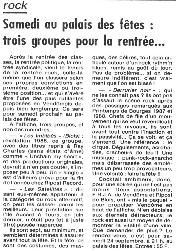 1988.09.24-RipostPRE3-719x1024 Les Imbibés, les Satellites, Bérurier Noir (24/09/88)