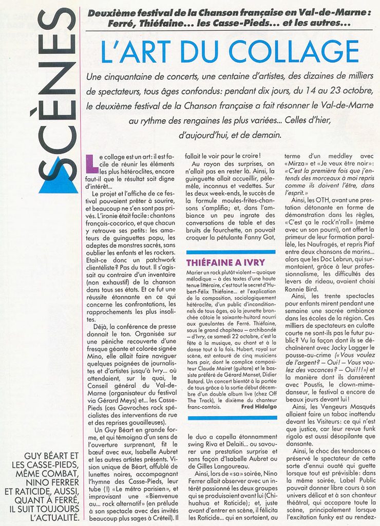 1988-Paroles-et-Musique-Mic-DaxPRE-740x1024 "Festival de la chanson française en Val de Marne" (14 au 23/10/88)