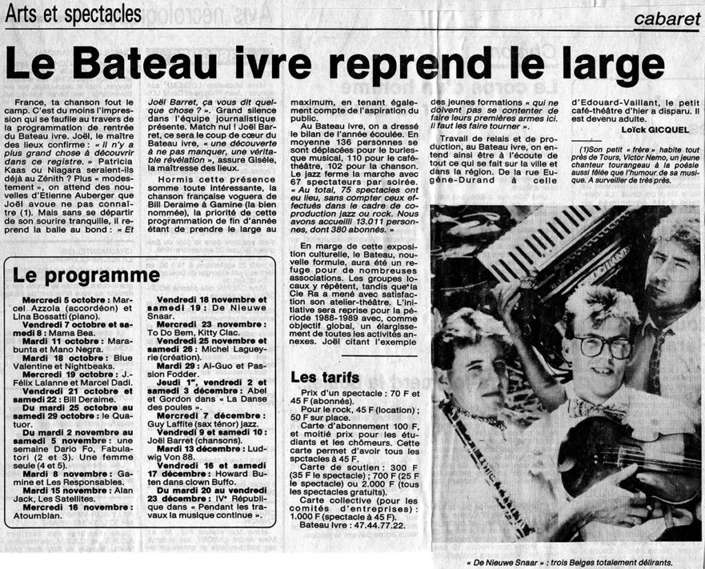 1988.09.28-Presse-NR01-51-Z-4-1024x827 Programme : Bateau Ivre (oct-dec 88)