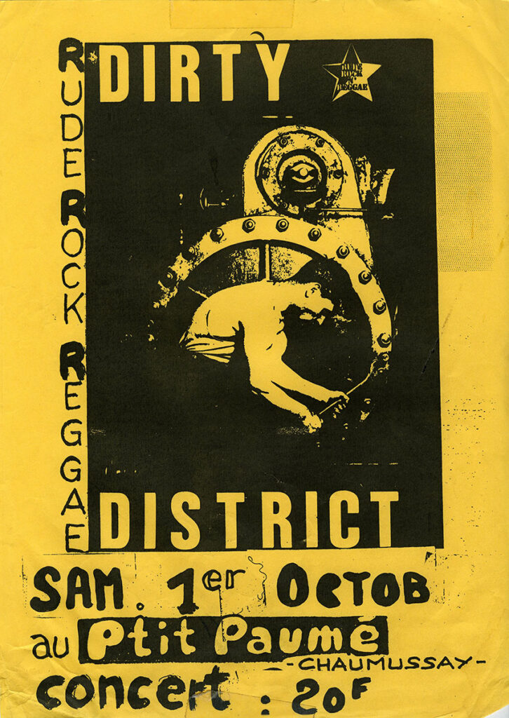 1988.10.01-Affiche01-A4-photocopiee-Ptit-Paume-726x1024 Dirty District (01/10/88)