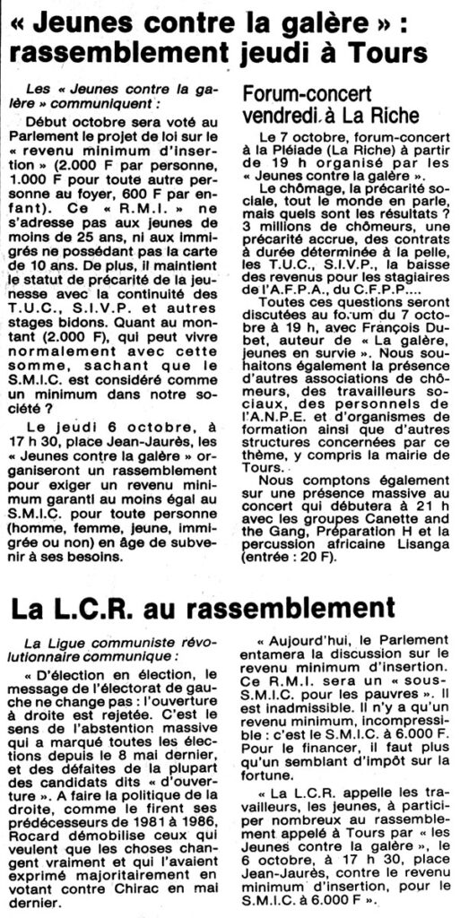 1988.10.04-NRCO.2ADPREa-513x1024 "Les jeunes contre la galère" (07/10/88)