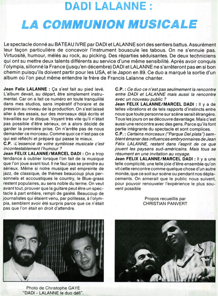 1988.10.19-Presse-01-51-Z-4-755x1024 Jean-Félix Lalanne, Marcel Dadi (19/10/88)