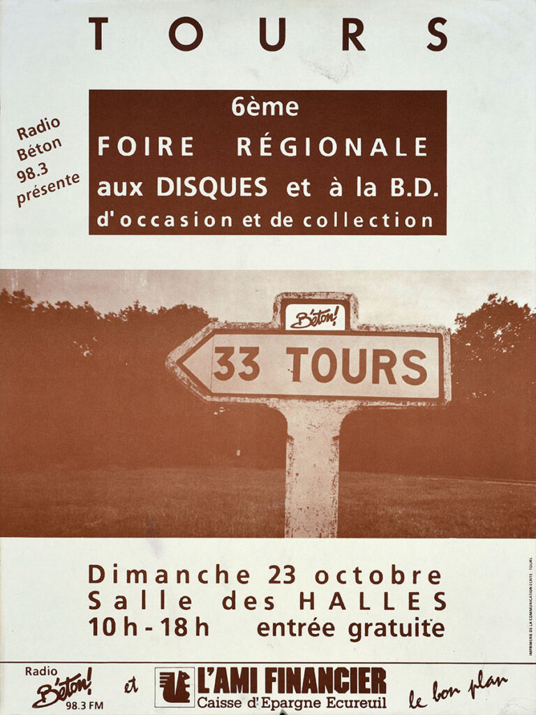 1988.10.23-Affiche01-30-40-imprimee-Radio-Beton-Copie-768x1024 "Foire aux disques" (23/10/88)
